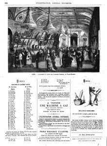 L’exposition au profit des Alsaciens-Lorrains, au Palais-Bourbon. (gravure 1874)