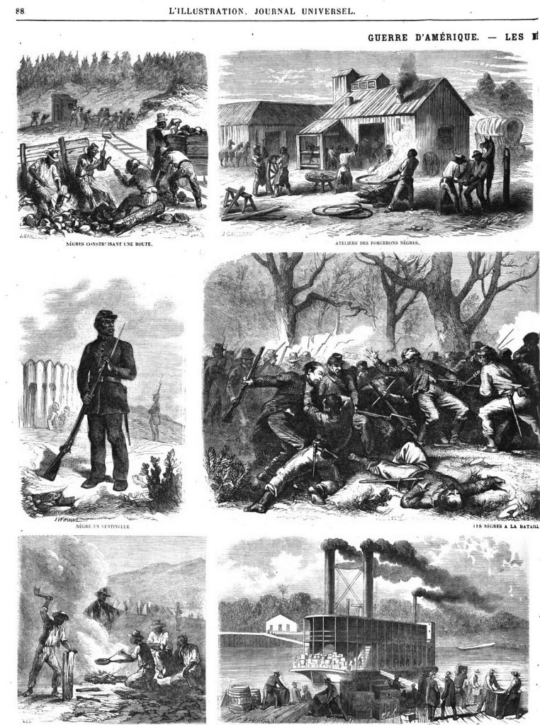 guerre de sécession (soldats noirs) 1864