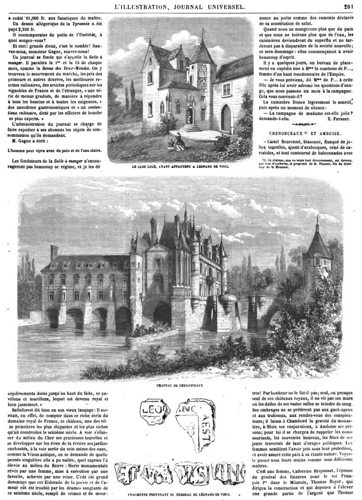 Chenonceaux et Amboise (3 gravures)