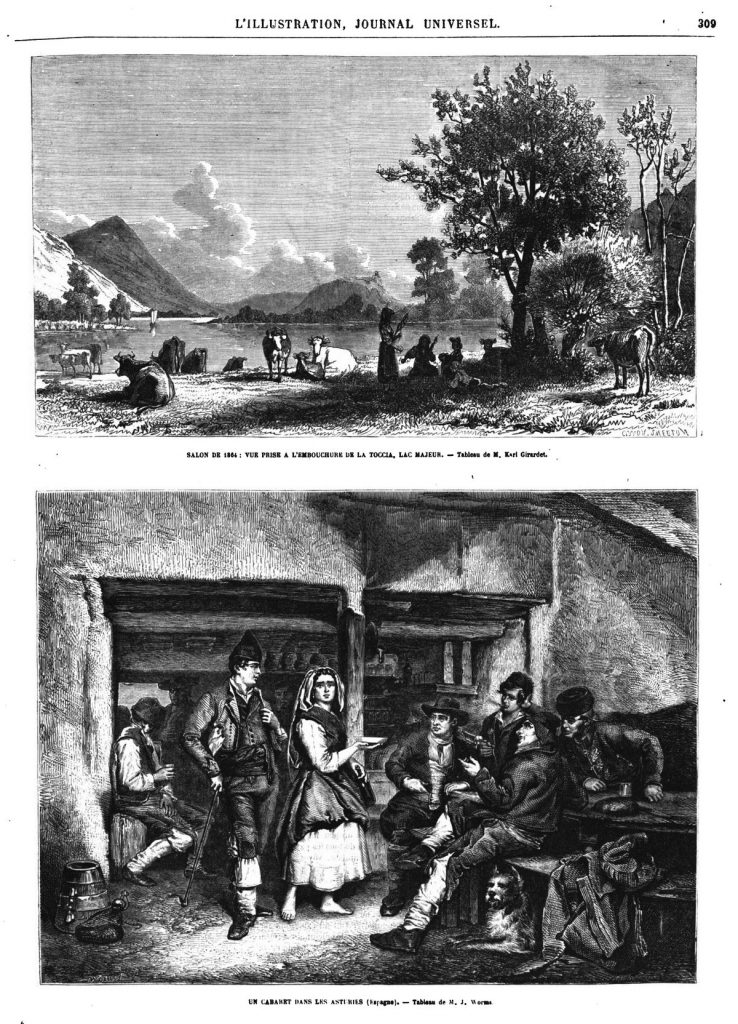 Salon de 1864 (2 gravures)