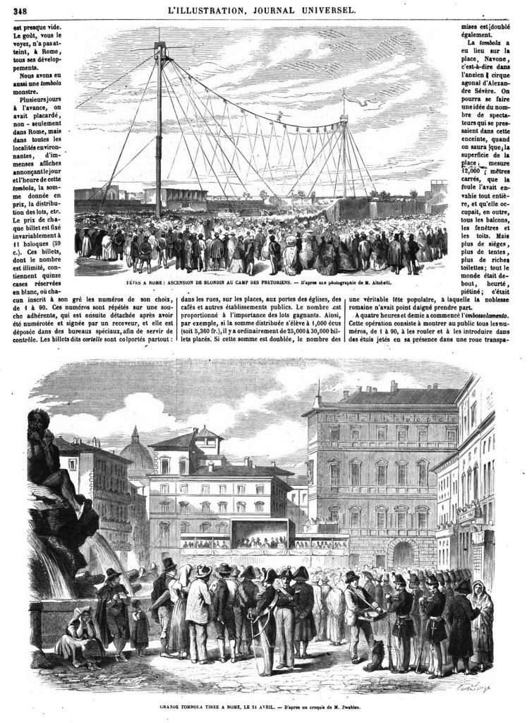 Fêtes à Rome 1864