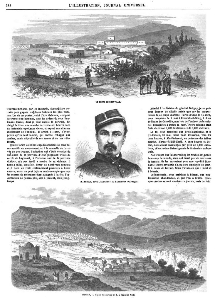 Insurrection en Algérie (7 gravures).