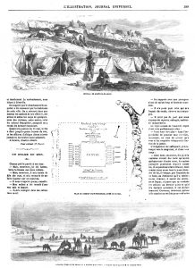 Insurrection en Algérie (7 gravures). 1864