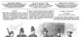 L’illustration journal universel n° 1128- 8 octobre 1864. -l’armée mexicaine.