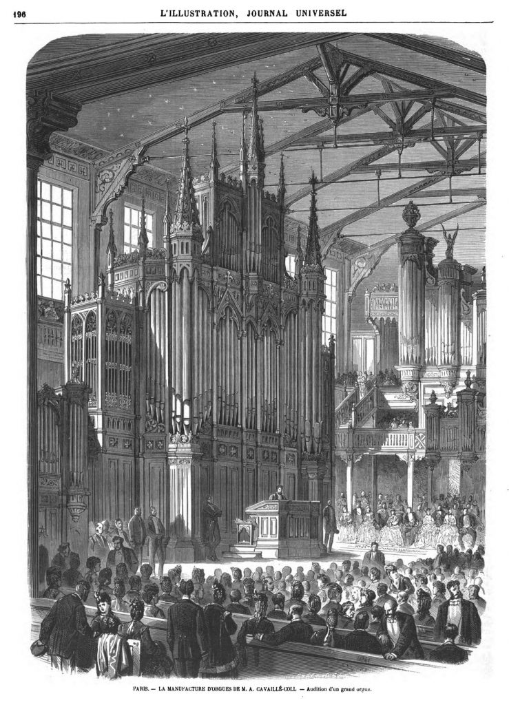 Paris : La Manufacture d’orgues de M. A. Cavaillé-Coll. 1870