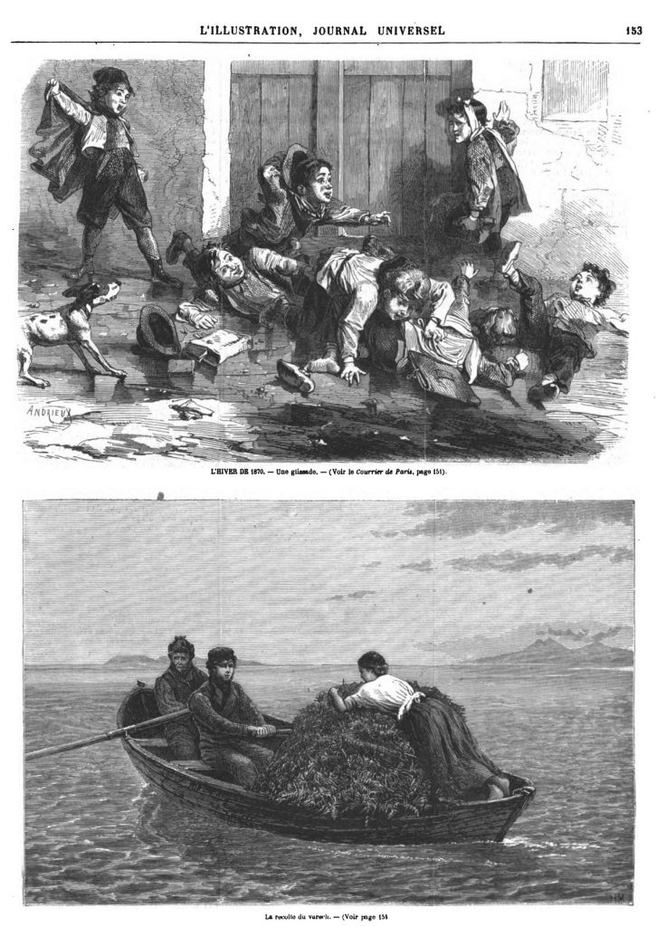 La récolte du varech. 1870