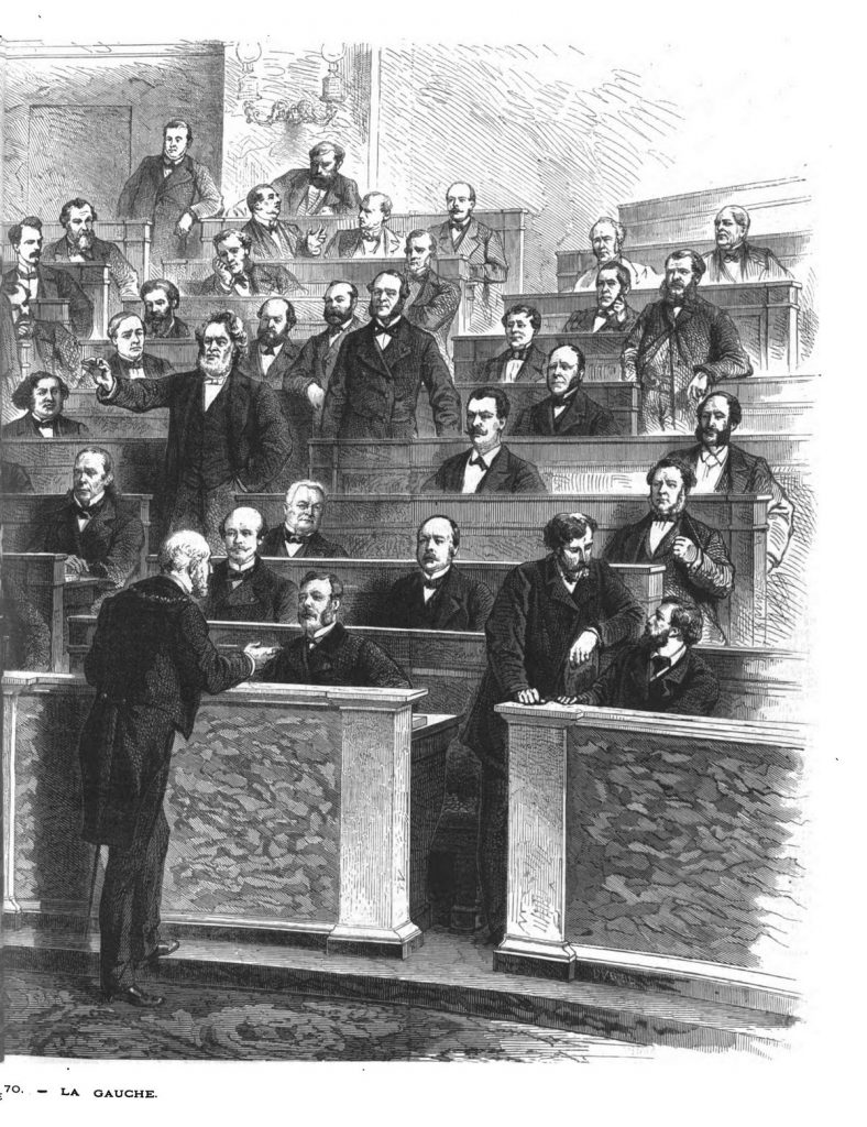 La Chambre de 1870 : la gauche. 1870