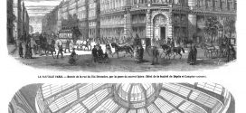 L’illustration journal universel n° 1409. Le nouveau Paris: Place du nouvel Opéra : Hôtel de la Société de Dépôts et Comptes-courants; 1870