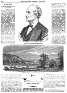 M. Henri Meiggs. Gravure 1870 — Environs de Paris: la vallée de Vauhalian. Gravure 1870