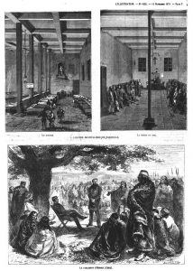 L’œuvre hospitalière de Marseille (2 gravures) Gravures 1874