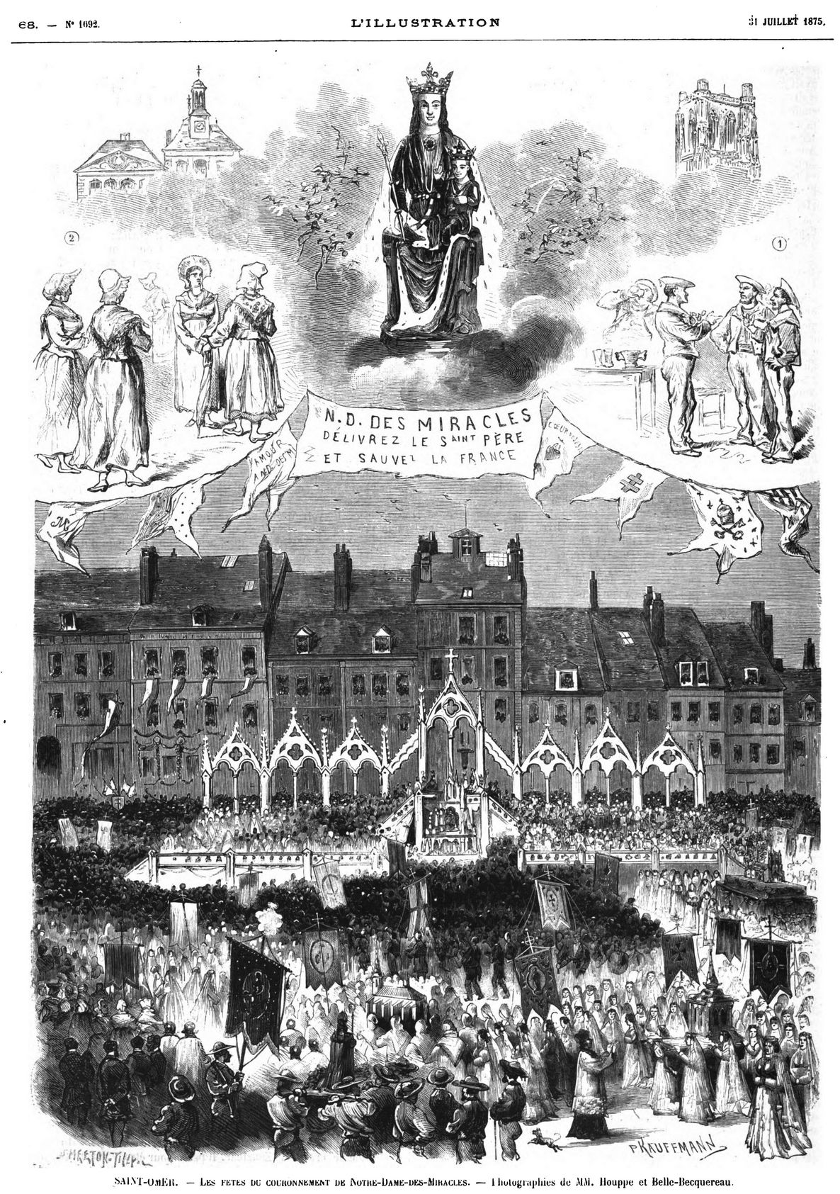 Saint-Omer : les fêtes du couronnement de Notre-Dame-des-Miracles.
