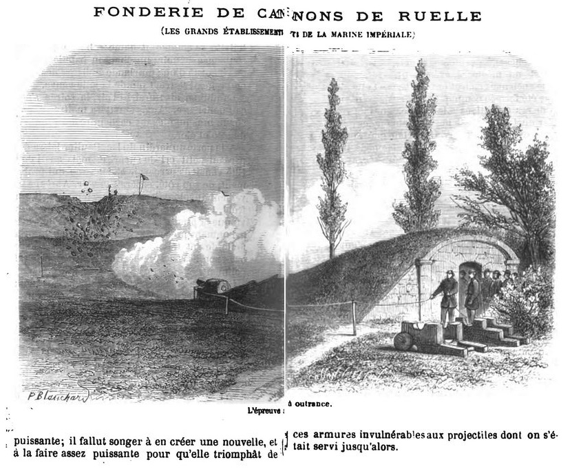 Gavure de la Fonderie de Ruelle 1869
