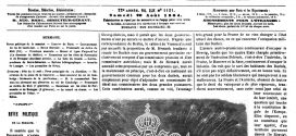 L’illustration journal universel n° 1121. 20 aout 1864. M. le commandant Desmoulins adressant son allocution au roi de Cambodge