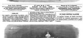L’ILLUSTRATION JOURNAL UNIVERSEL N° 1382 Fête nationale du 15 août : illumination de l’arc de triomphe de l’Etoile. 1869