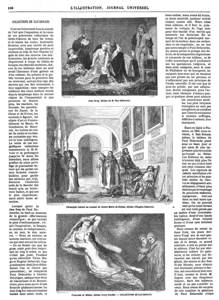 Les collections de San Donato 1870