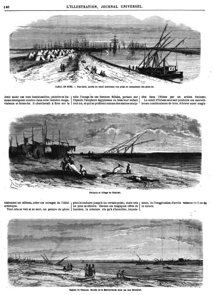 Le Canal de Suez 1869